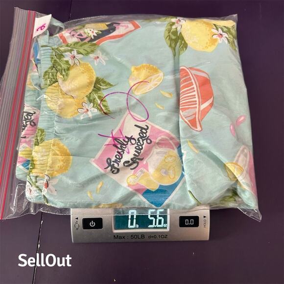 Nick & Nora Pajama Pant Women Sz Medium Retro Print Soft Fabric Quality *Flaw* - Picture 13 of 14